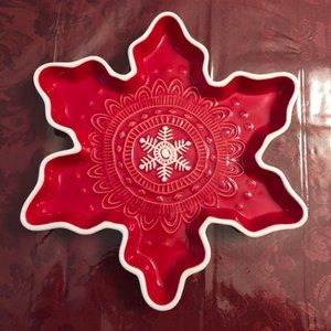 Snowflake Trivit Candy Dish